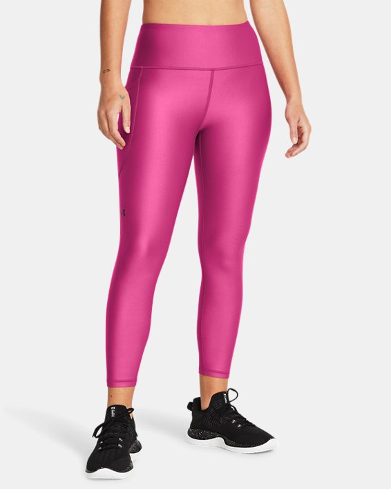 Damen HeatGear® Armour 7/8 Leggings mit hohem Bund, Pink, pdpMainDesktop image number 0